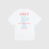 Obey SS Peace & Justice Statue Tee - White Back Print