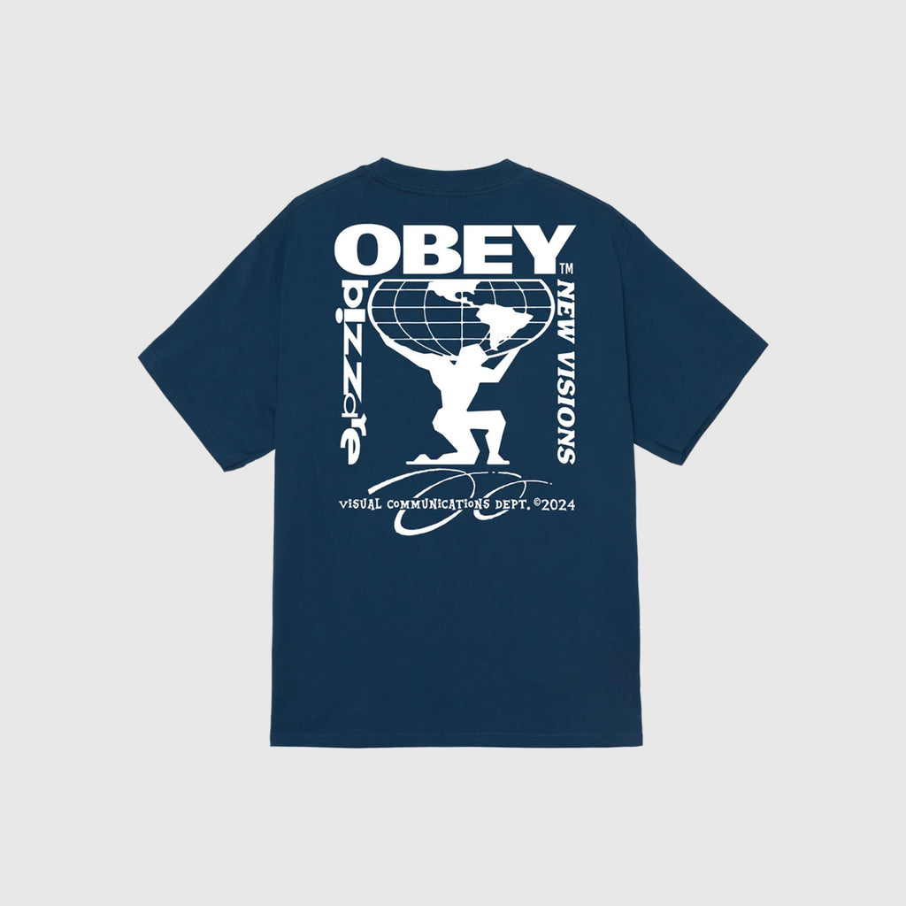 Obey Bizzare New Visions - Harbour Blue - Back