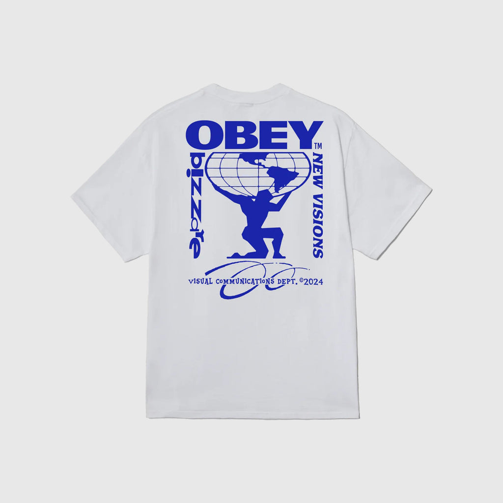 Obey Bizzare New Visions - White - Back