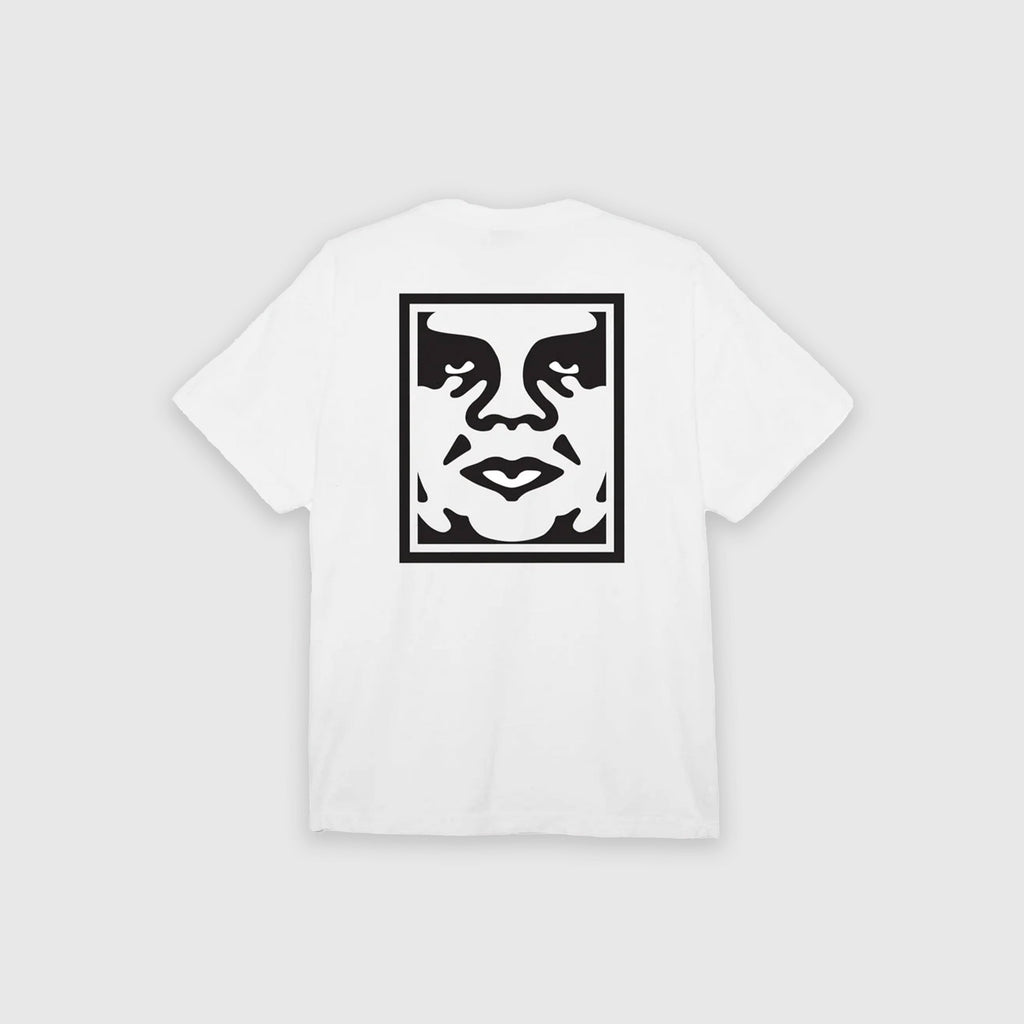 Obey Bold Icon Heavyweight Tee - White - Back