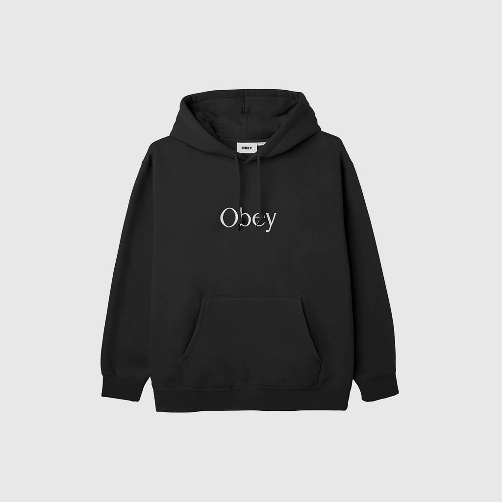 Obey Choir Hood - Black - Front