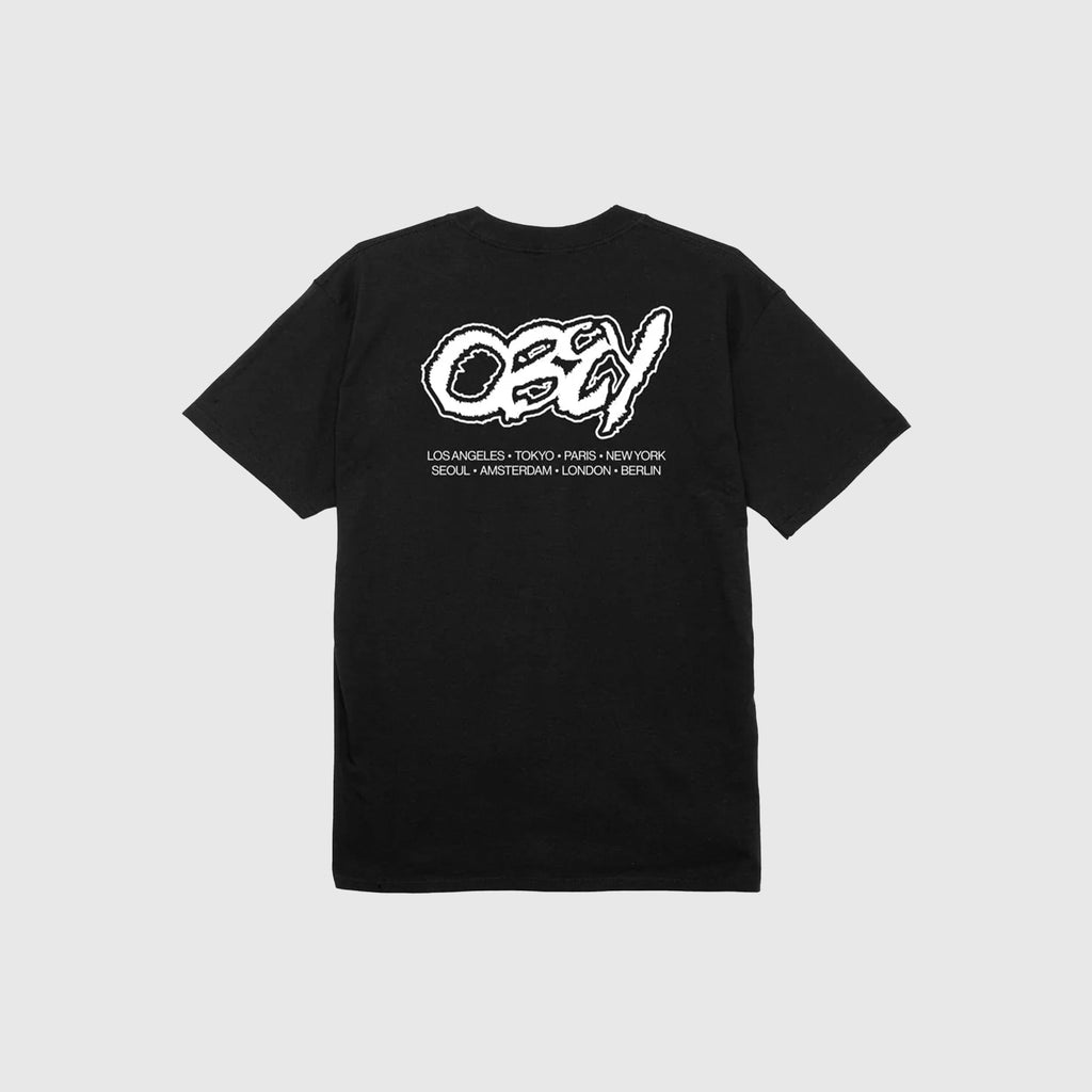 Obey Draw Tee - Black - Back