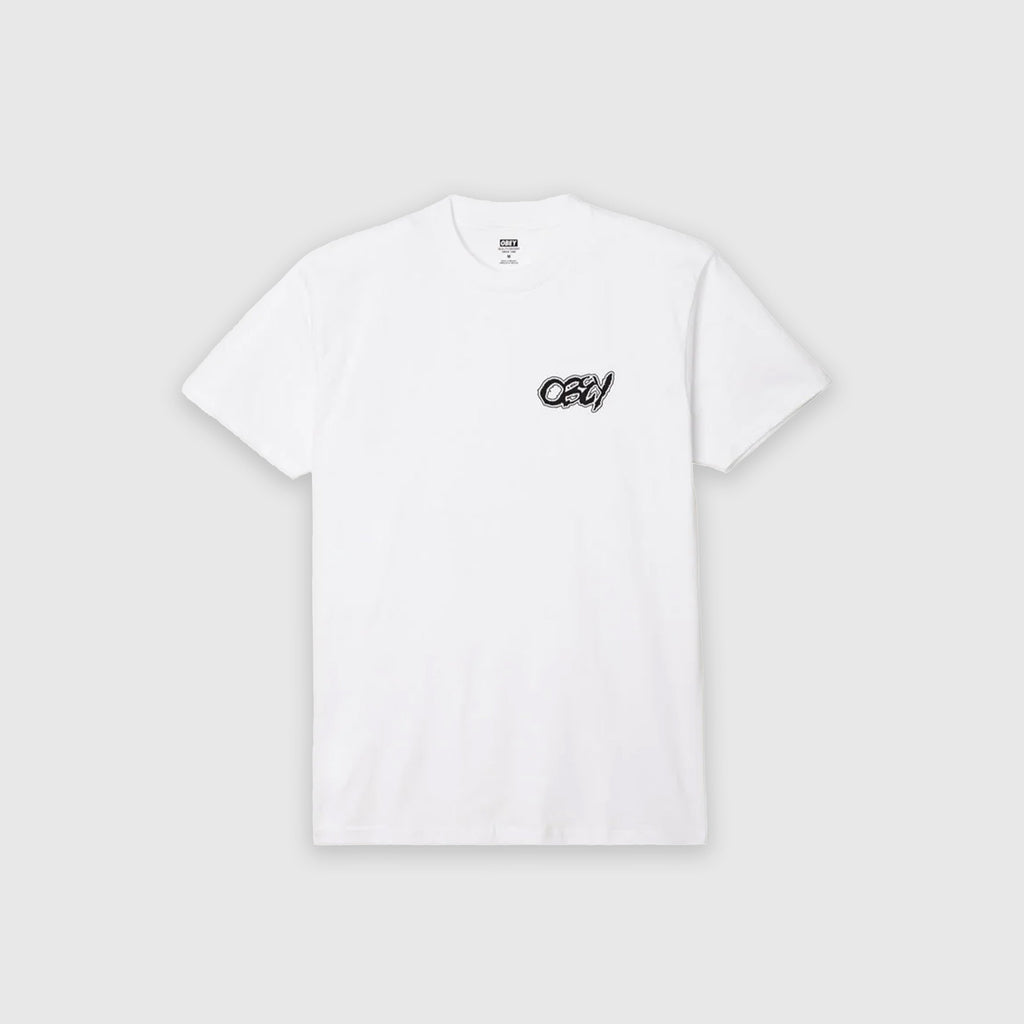 Obey Draw Tee - White - Front