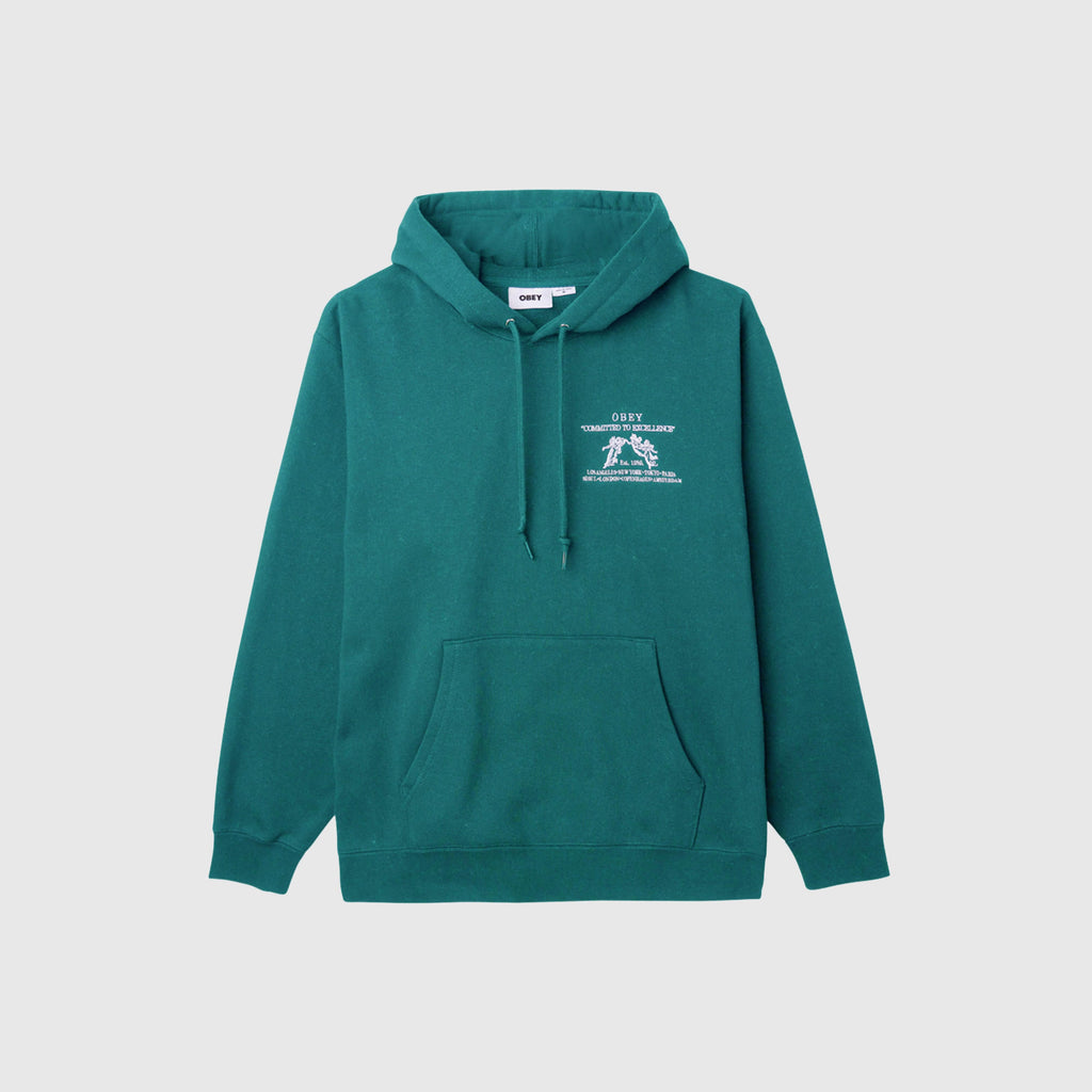 Obey Excellence Hood - Adventure Green - Front