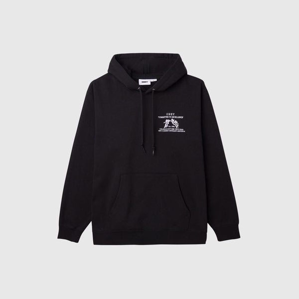 Obey Excellence Hood - Black - Front