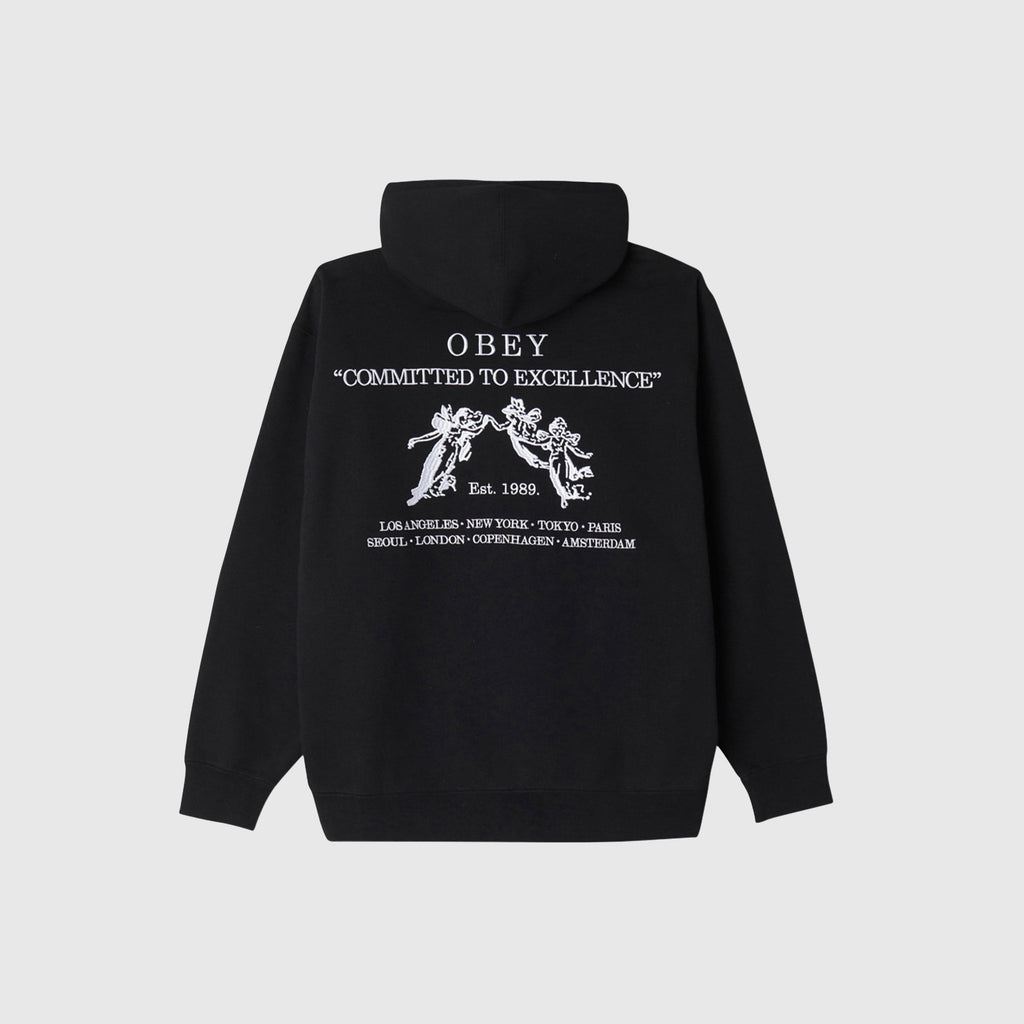 Obey Excellence Hood - Black - Back