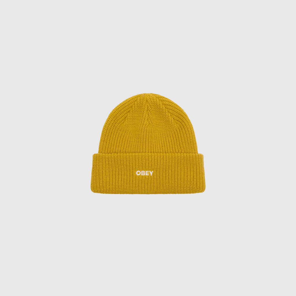 Obey Future Beanie - Gold Flake - Front