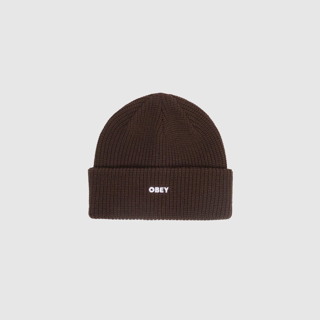 Obey Future Beanie - Java Brown - Front
