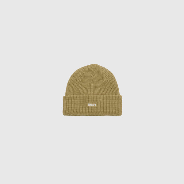Obey Future Beanie - Khaki - Front