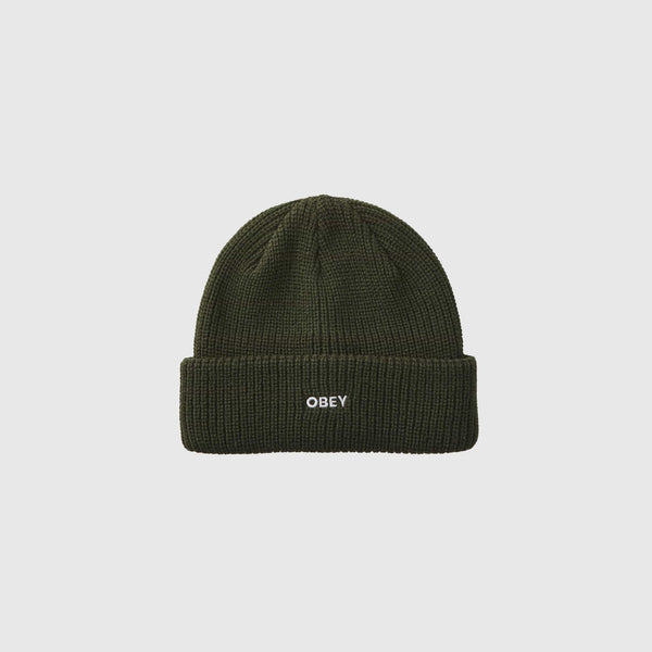 Obey Future Beanie - Kombu Green - Front