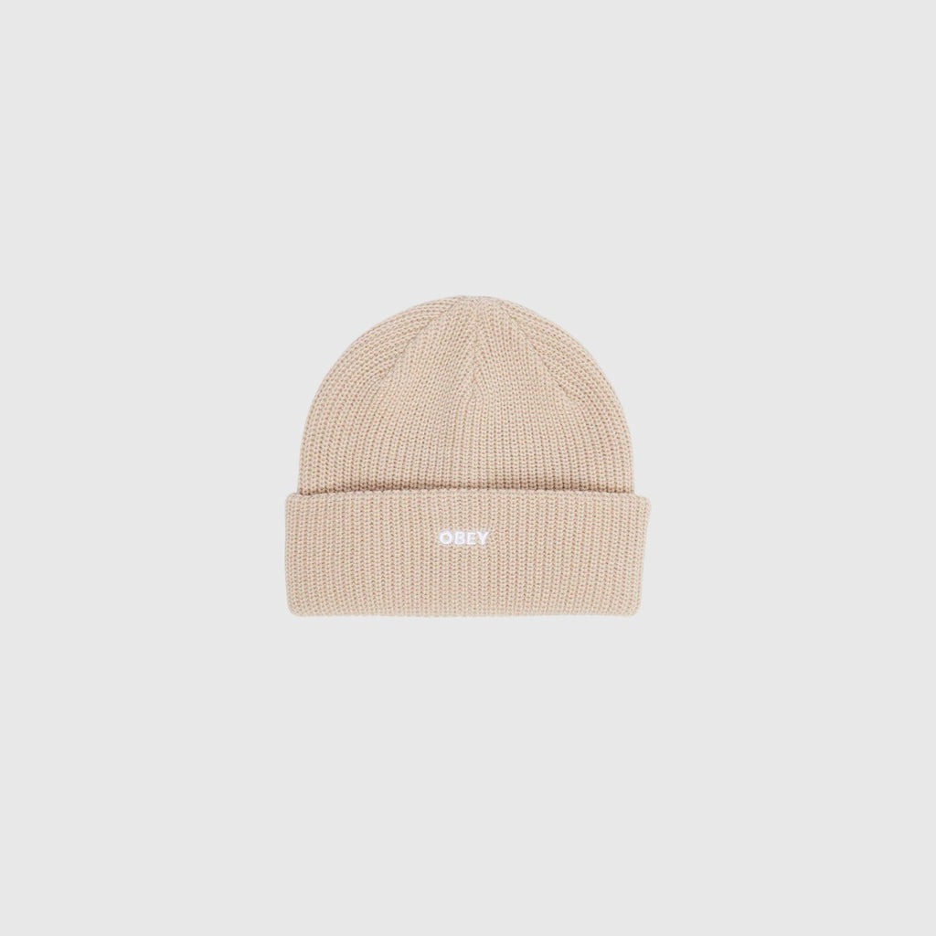 Obey Future Beanie - Silver Grey - Front