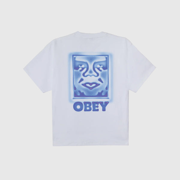 Obey Heat Map Icon Tee - White - Back