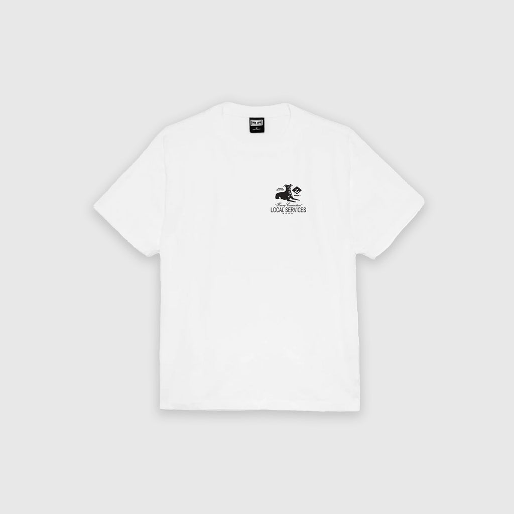 Obey Heavy Connection Tee - White - Front