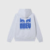 Obey Heavy Ideas Extra Heavyweight Hood - Ash Grey - Back