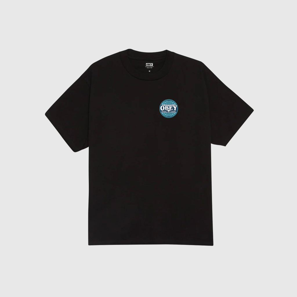Obey Heavy Lifting Tee - Black - Front