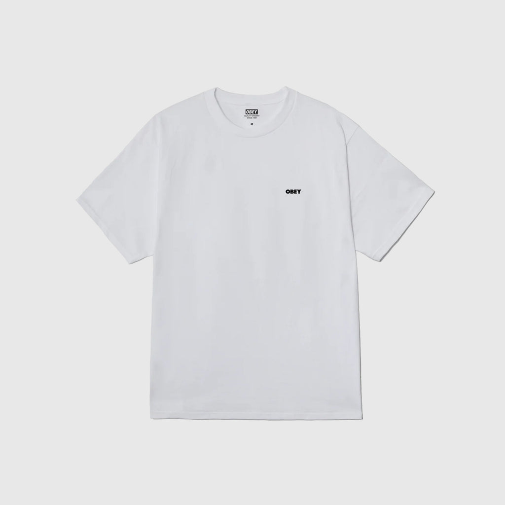 Obey Helping Hand Tee - White - Front