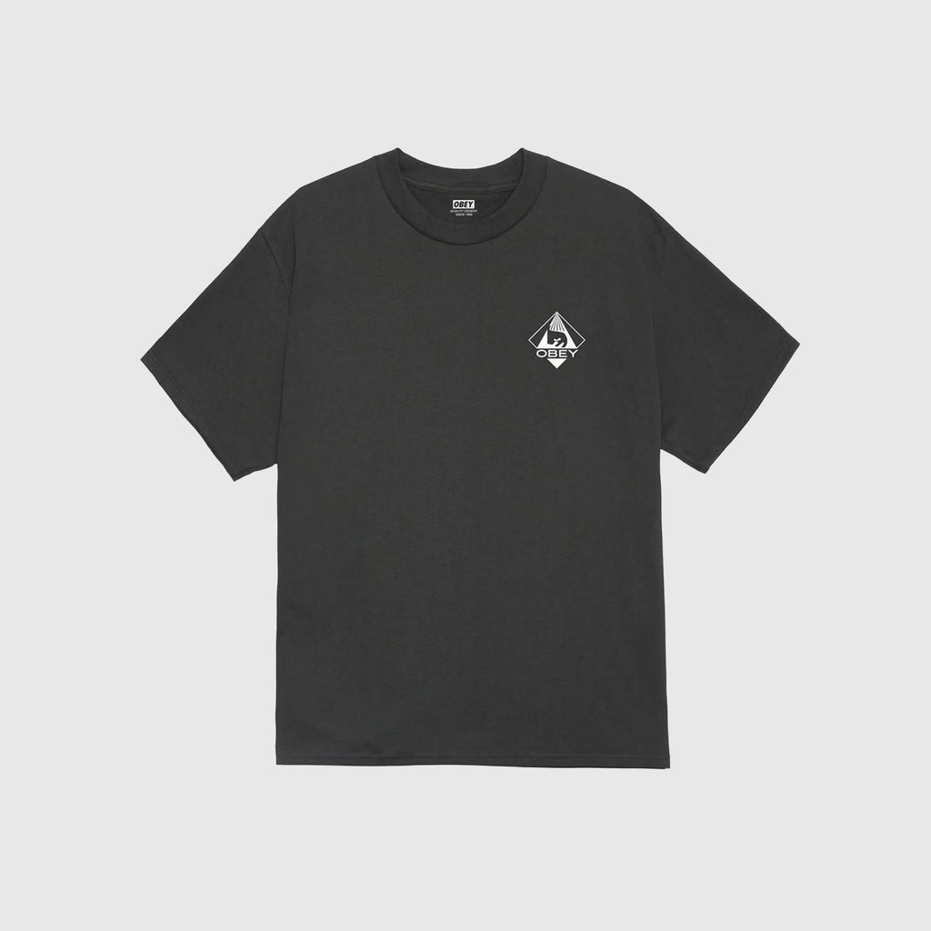 Obey Icon Pyramid - Vintage Black - Front