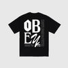 Obey Knowledge Heavyweight Tee - Black - Back