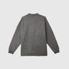 Obey Lowercase Fleece Polo - Black - Back