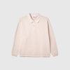 Obey Lowercase Fleece Polo - Unbleached - Front