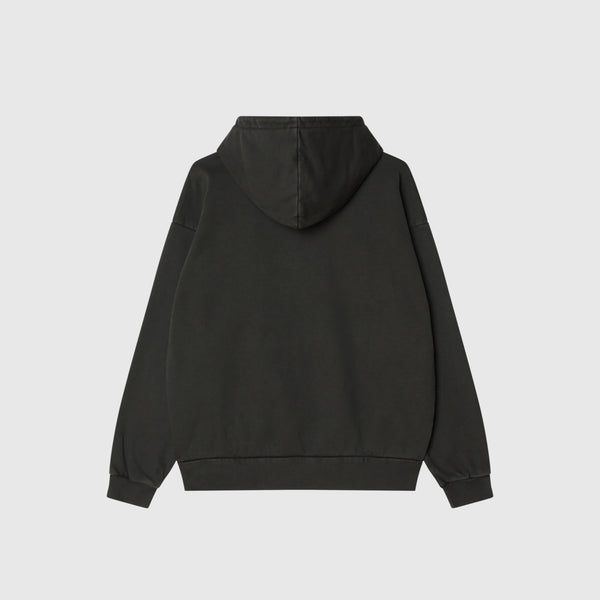 Obey Lowercase Pigment Hood - Pigment Pirate Black - Back