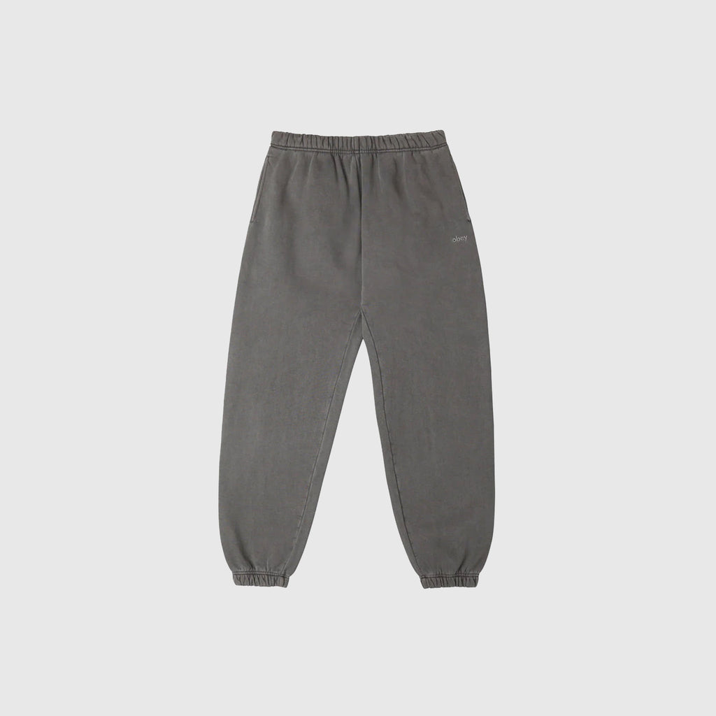 Obey Lowercase Pigment Sweatpants - Pigment Digital Black - Front