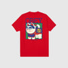 Obey Lucky Cat Tee - Red - Back