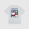 Obey Lucky Cat Tee - White - Back