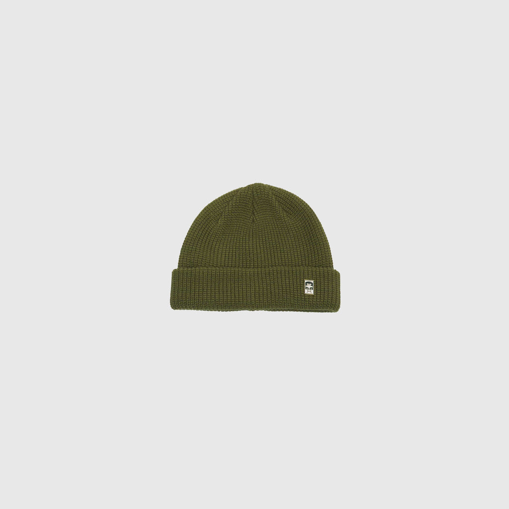 Obey Micro Beanie - Moss Green - Front