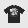 Obey Newstand Heavyweight Tee - Vintage Black - Back