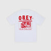 Obey Newstand Heavyweight Tee - White - Back
