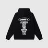 Obey Oval Cities Hood - Black - Back