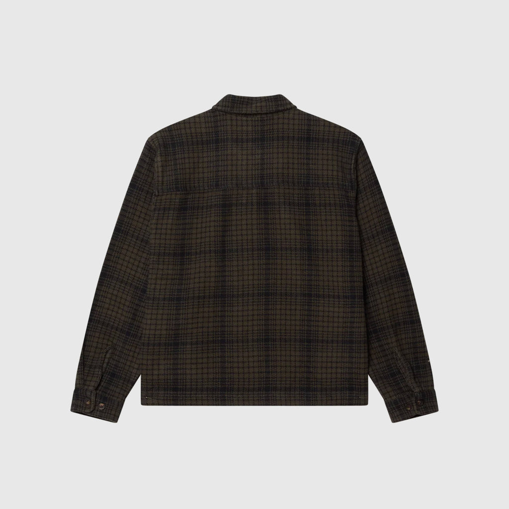 Obey Parker Zip Shirt Jacket - Rosin Multi - Back