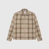 Obey Parker Zip Shirt Jacket - Unbleached Multi - Front