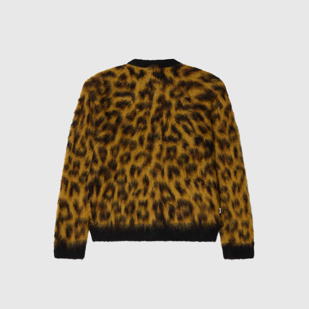 Obey Patron Cardigan - Leopard - Back
