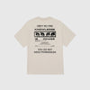 Obey Permission Tee - Silver Grey - Back