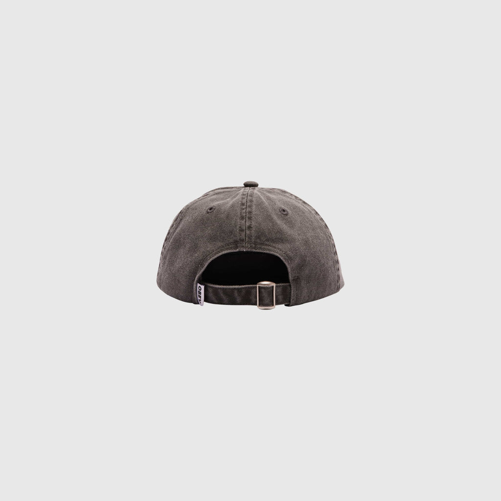 Obey Pigment Lowercase 6 Panel Strap Back - Pigment Black - Back
