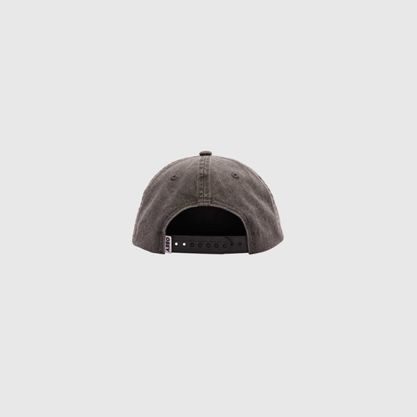 Obey Pigment Studio 6 Panel Snapback - Pigment Black - Back