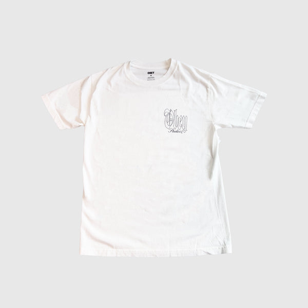 Obey Powerhouse Tee - Pigment Vintage White - Front