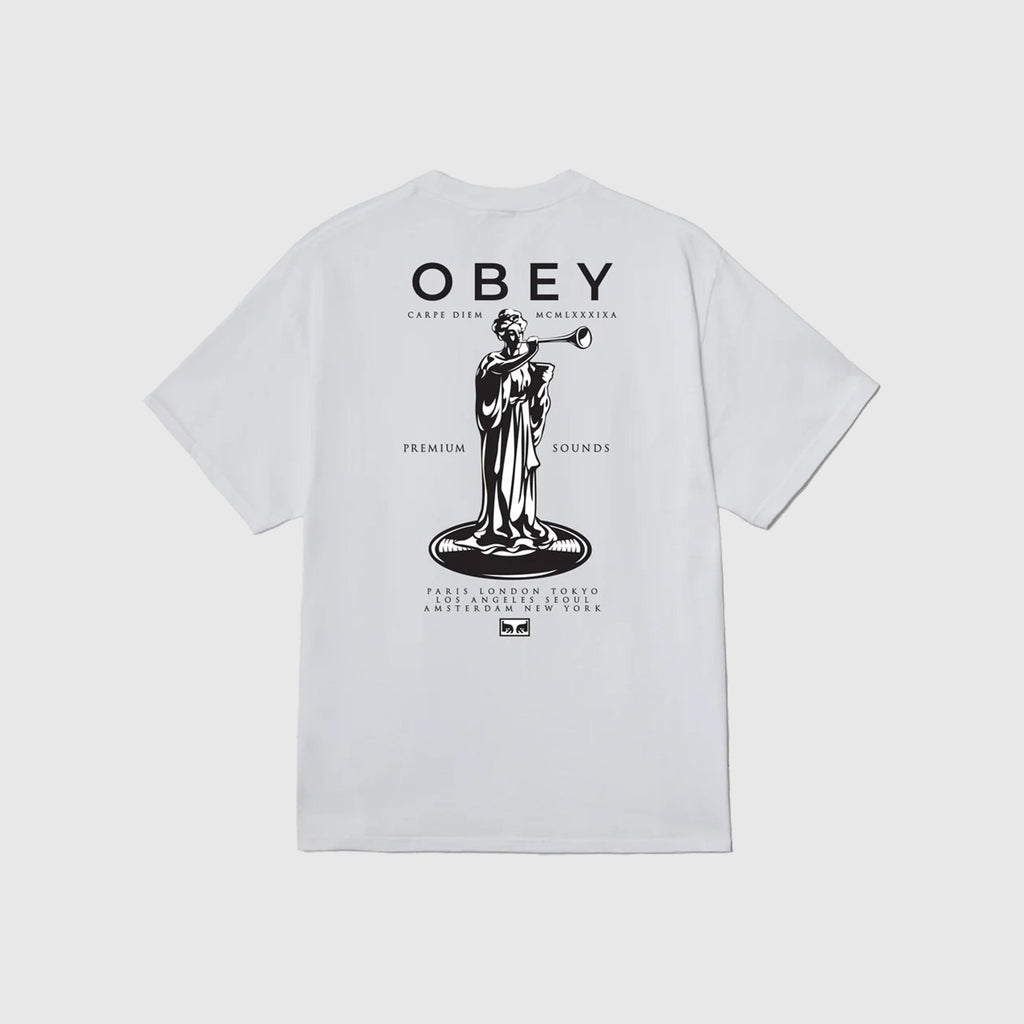 Obey Premium Sounds Tee - White - Back