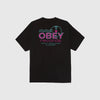 Obey Records Sound Waves Tee - Black - Back