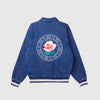 Obey Rose Blouson Jacket - Stone Wash / Indigo - Back