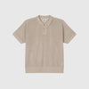 Obey Saratoga Mesh Polo - Silver Grey - Front