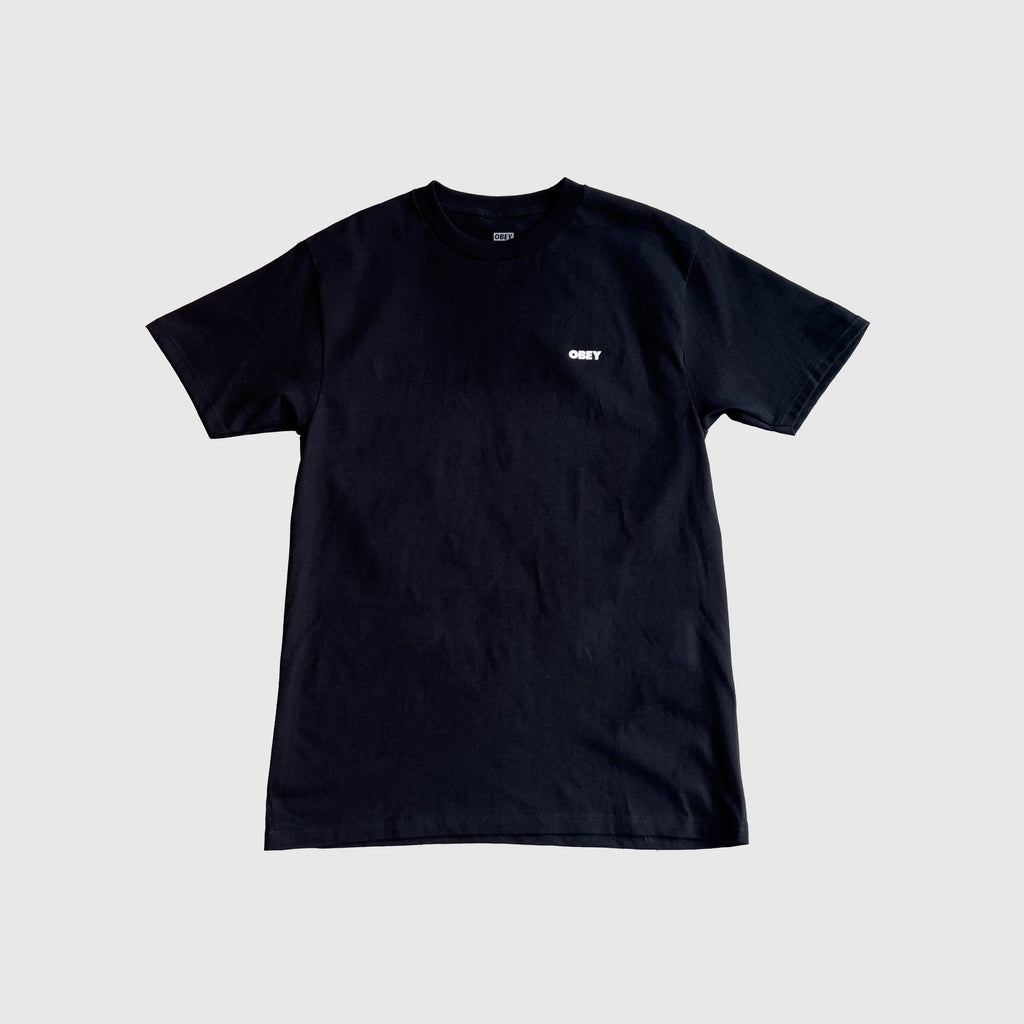 Obey Smog City Tee - Black - Front