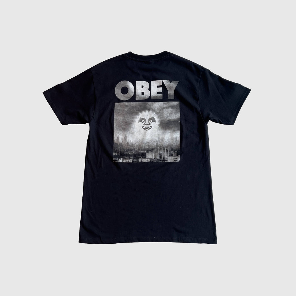 Obey Smog City Tee - Black - Back