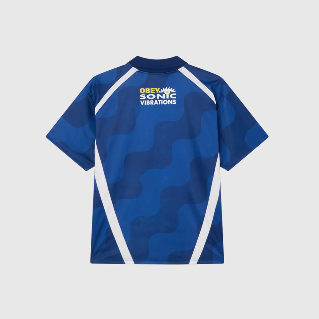 Obey Soccer Jersey - Blue Multi - Back