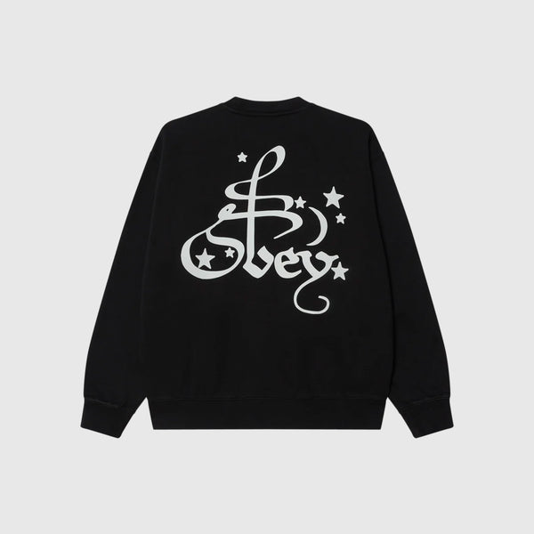 Obey Spellbound Faded Crew - Digital Black Faded Wash - Back