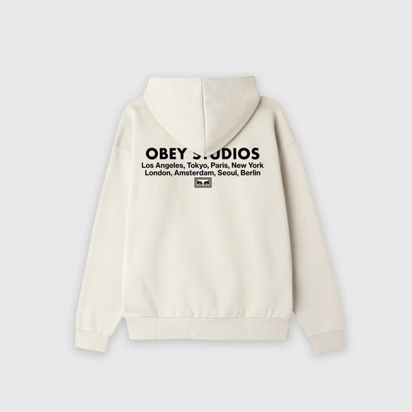 Obey Studios Hood - Unbleached - Back