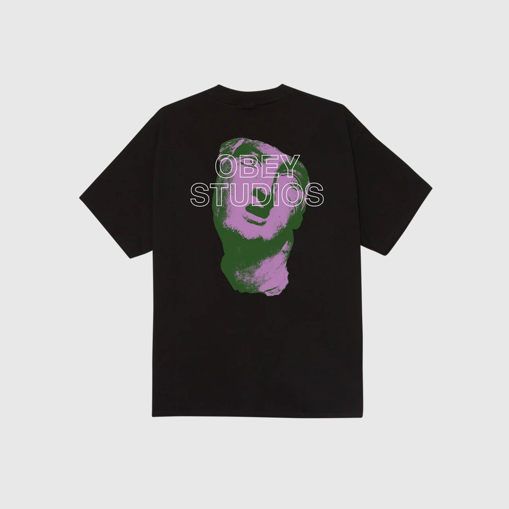 Obey Studios Statue Tee - Black - Back