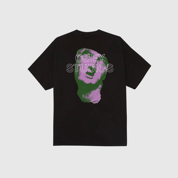 Obey Studios Statue Tee - Black - Back